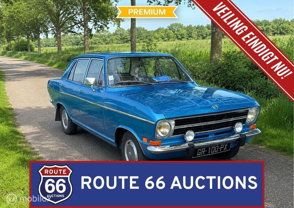 Opel Kadett B | 1973 | Route 66 Auctions, Autos, Achat, Entreprise, Boîte manuelle, Autre carrosserie