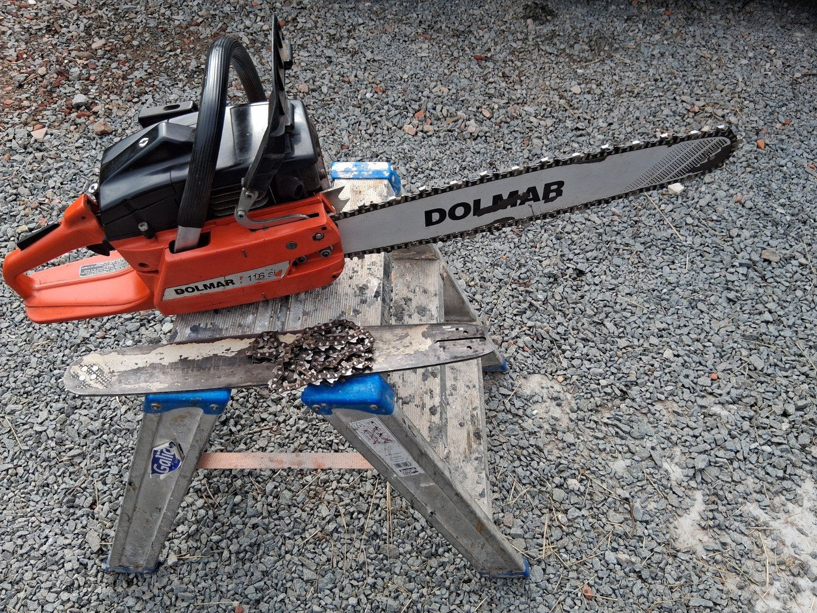 te koop dolmar 116si, Bricolage & Construction, Enlèvement, Tronçonneuse