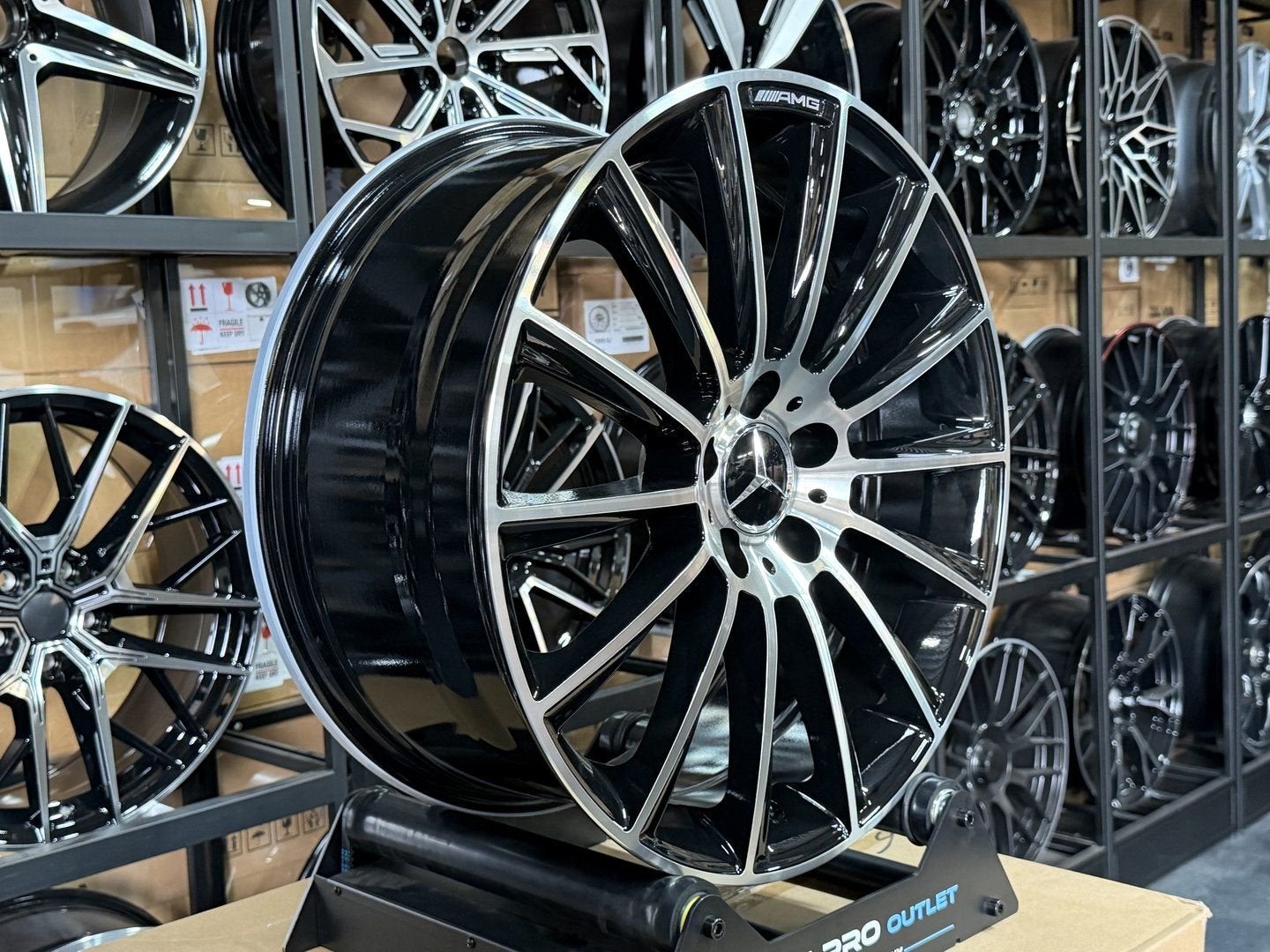 19'' Mercedes AMG STYLE velgen A B C E CLA V GLA Klasse VITO, Auto-onderdelen, Gebruikt, Velg(en), -, -