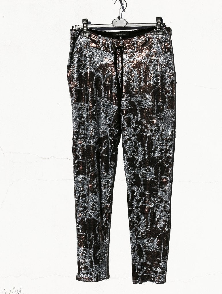 Prachtige Luc Duchêne broek met lovertjes - T38 - nieuw, Luc Duchêne, Ophalen of Verzenden, Nieuw, Maat 38/40 (M)