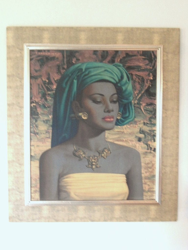 Fille balinaise. Tretchikoff 1959., Signé dans la planche, Enlèvement