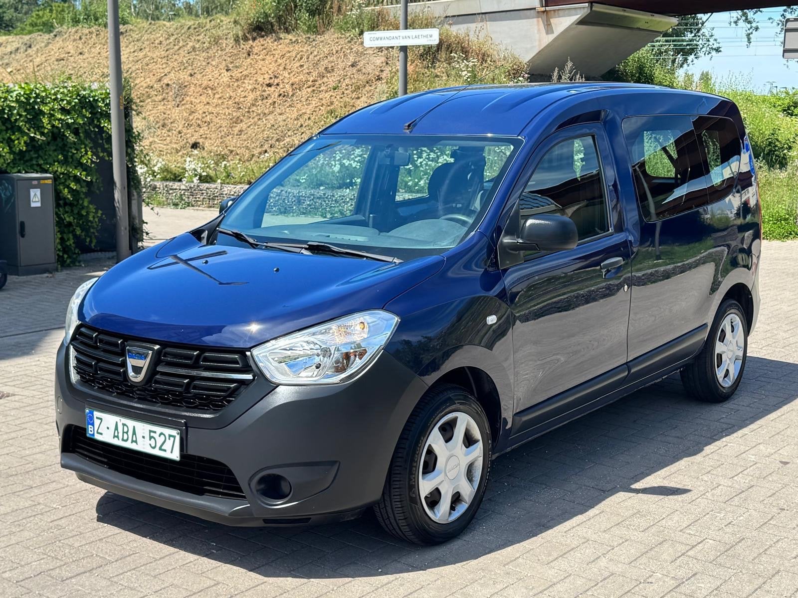 Dacia Dokker | Benzine | Euro 6c | 5-Zit, Auto's, Dacia, Stof, Euro 6, Blauw, Bedrijf