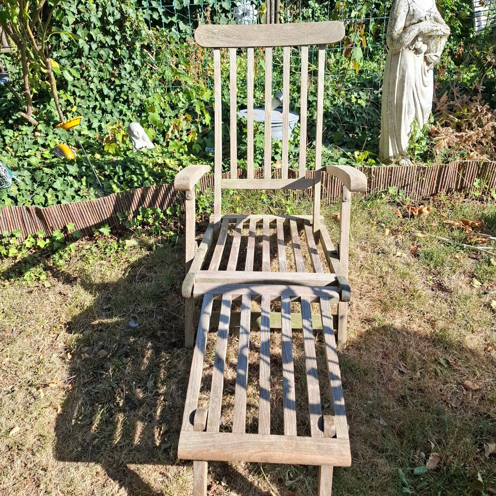 Chaise/chaise longue en teck, Jardin & Terrasse, Enlèvement