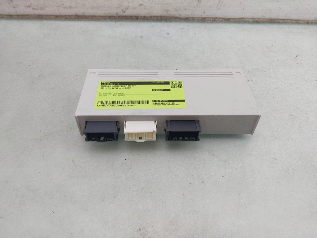 MODULE DE COMMANDE DU HAYON BMW 2 serie Active Tourer (F45), Robert Bosch AG, Utilisé, BMW, Robert-Bosch-Allee 1
74232  Abstatt, DE