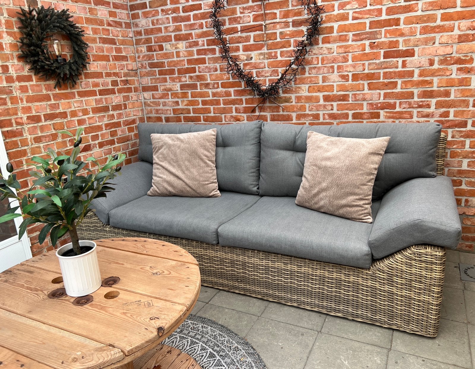 Loungebank / tuinzetel / lounge, Ophalen