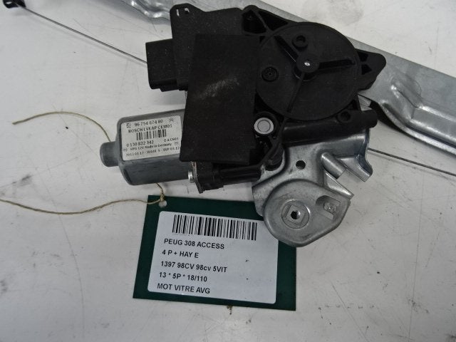 MOTOR RAAMMECHANIEK LINKS VOOR Peugeot 308 (4A / C), Gebruikt, Voor, Peugeot
