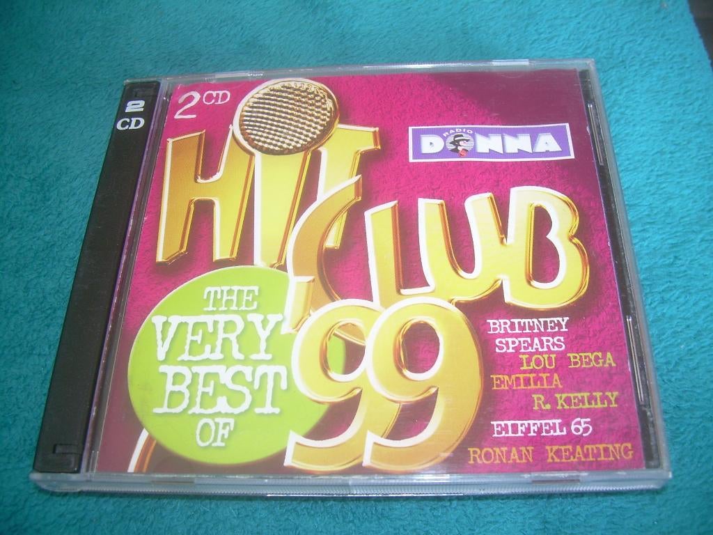 2 CD S - RADIO DONNA - HITCLUB 99 - THE VERY BEST, Cd's en Dvd's, Ophalen of Verzenden, Zo goed als nieuw, Dance