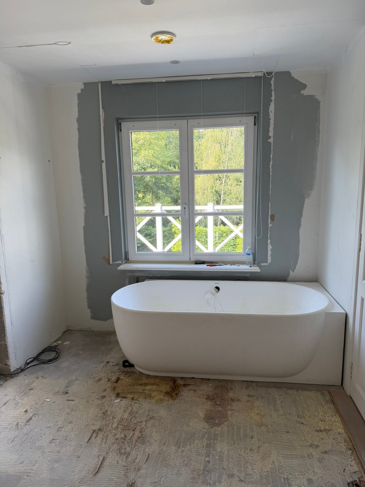 Baignoire Duravit Luv 185 x 95 cm blanche, Huis en Inrichting, Badkamer | Complete badkamers, Zo goed als nieuw, Ophalen