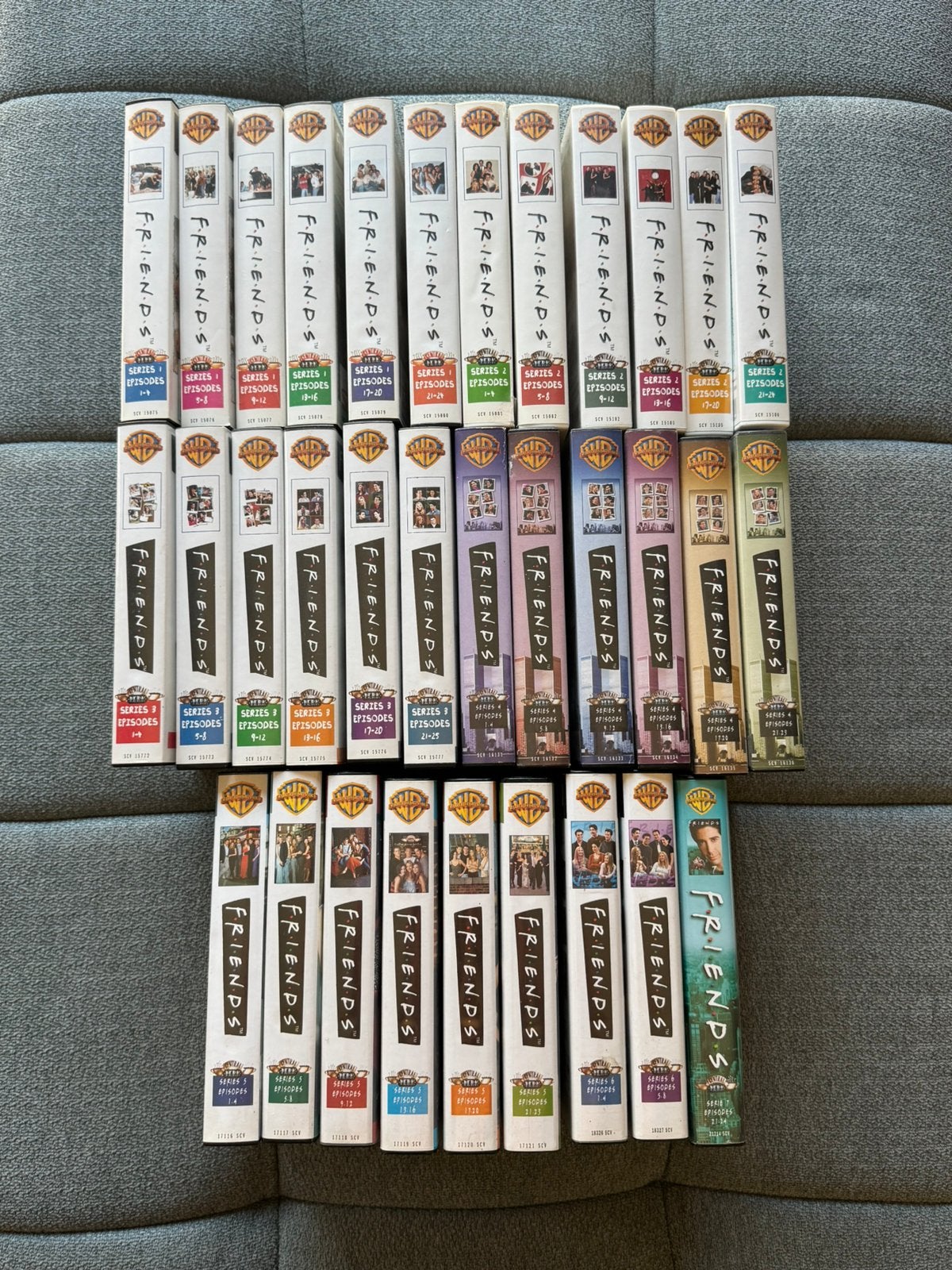 Friends seizoen 1 tot 5, Alle leeftijden, Ophalen of Verzenden, Tv-serie of Tv-programma, VHS