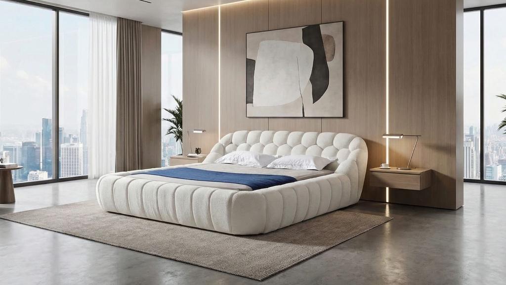 Neuf & -19% Promotion Sublime Lit Cocon en Beige clair, Neuf, Autres dimensions, Luxe, Haut de gamme, Beige