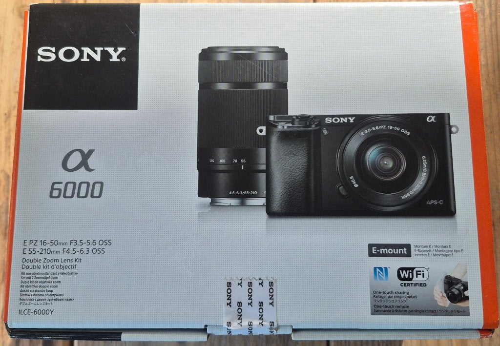 Sony Alpha 6000 systeemcamera, TV, Hi-fi & Vidéo, Sans zoom optique, Enlèvement, Appareil photo hybride, 24 mégapixels