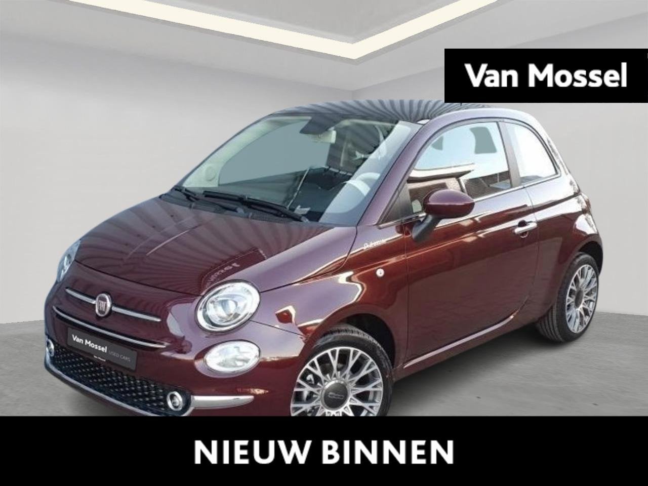 Fiat 500 1.2 8v 69hp Dolcevita, Auto's, Fiat, Voorwielaandrijving, 4 zetels, Stof, Gebruikt