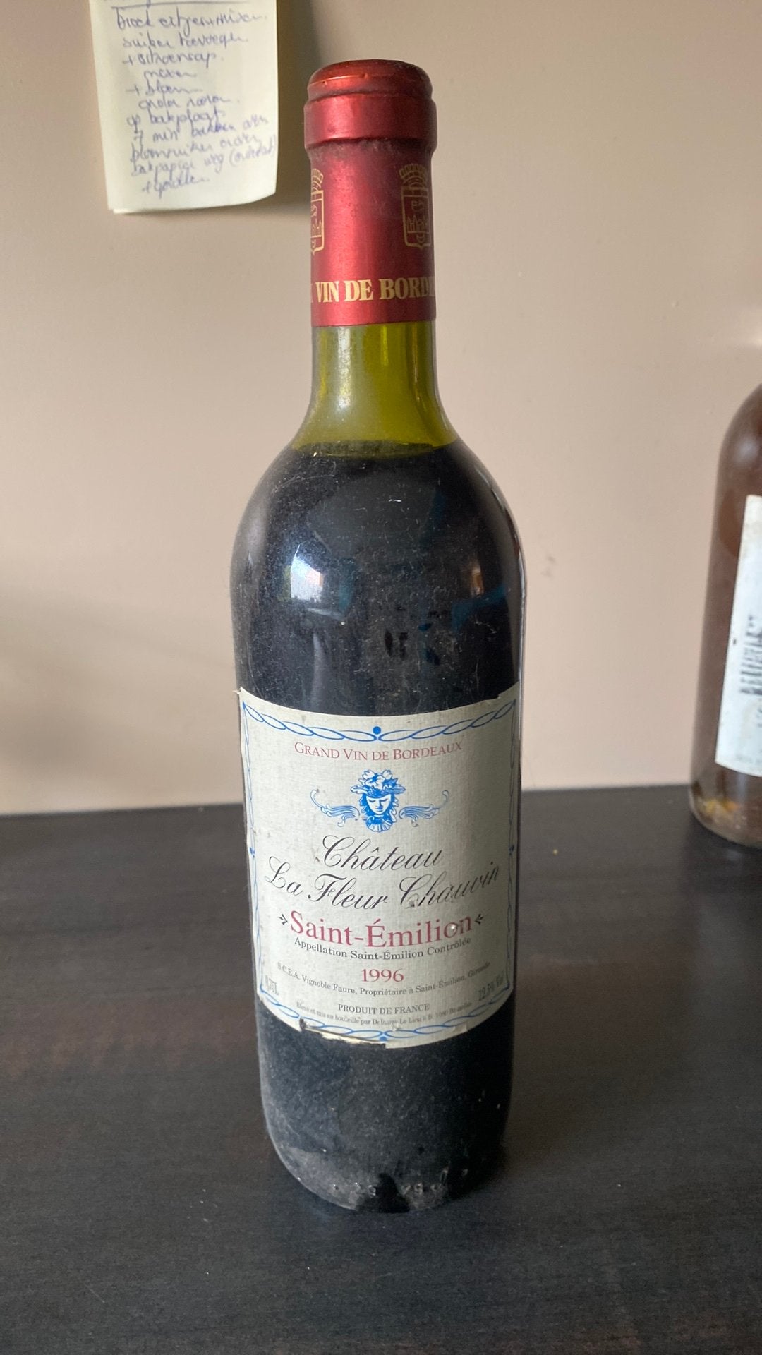 Vin Château la Fleur Chauvin 1996, Enlèvement ou Envoi, Comme neuf