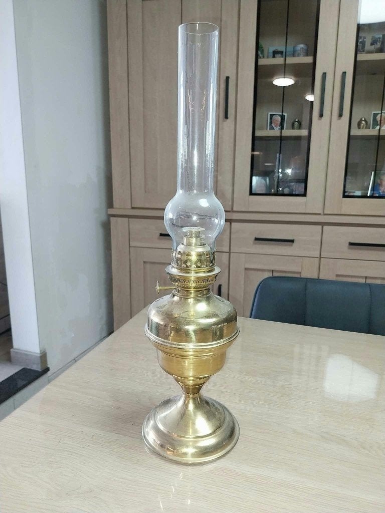 olielamp, Ophalen