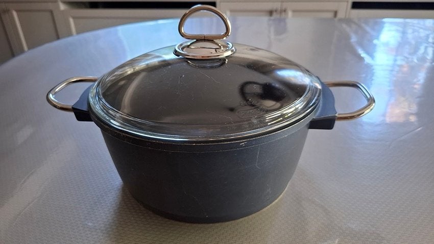 Braadpan, Huis en Inrichting, Keuken | Potten en Pannen, Ophalen, Gebruikt, Braadpan, Steen/keramiek