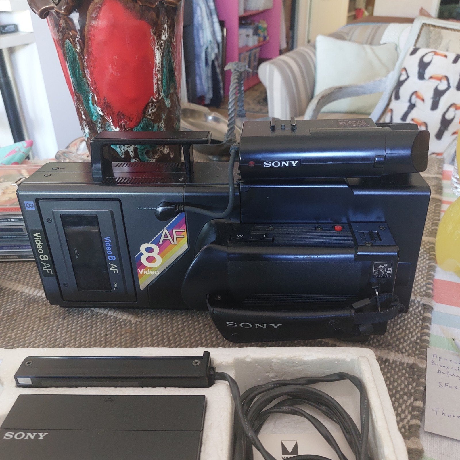 Video camera Sony video 8 AF, TV, Hi-fi & Vidéo, Caméscopes analogiques, Enlèvement, Caméra