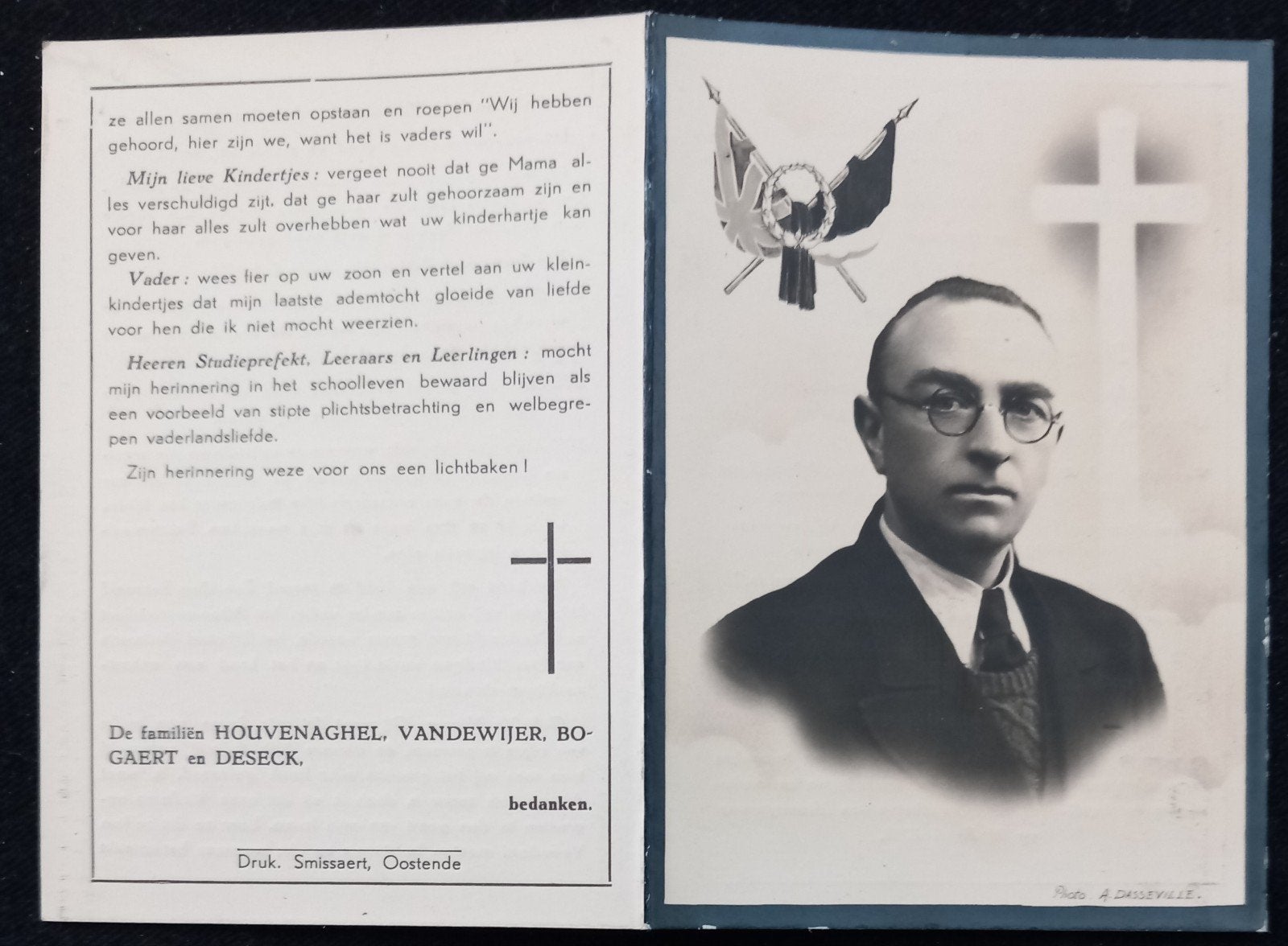 Carte de prière WW2, Collections, Images pieuses & Faire-part, Enlèvement ou Envoi