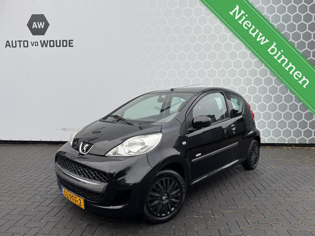 Peugeot 107 1.0-12V XS Airco CV Elektrische Ramen NAP, Autos, Euro 5, Achat, Entreprise, Noir