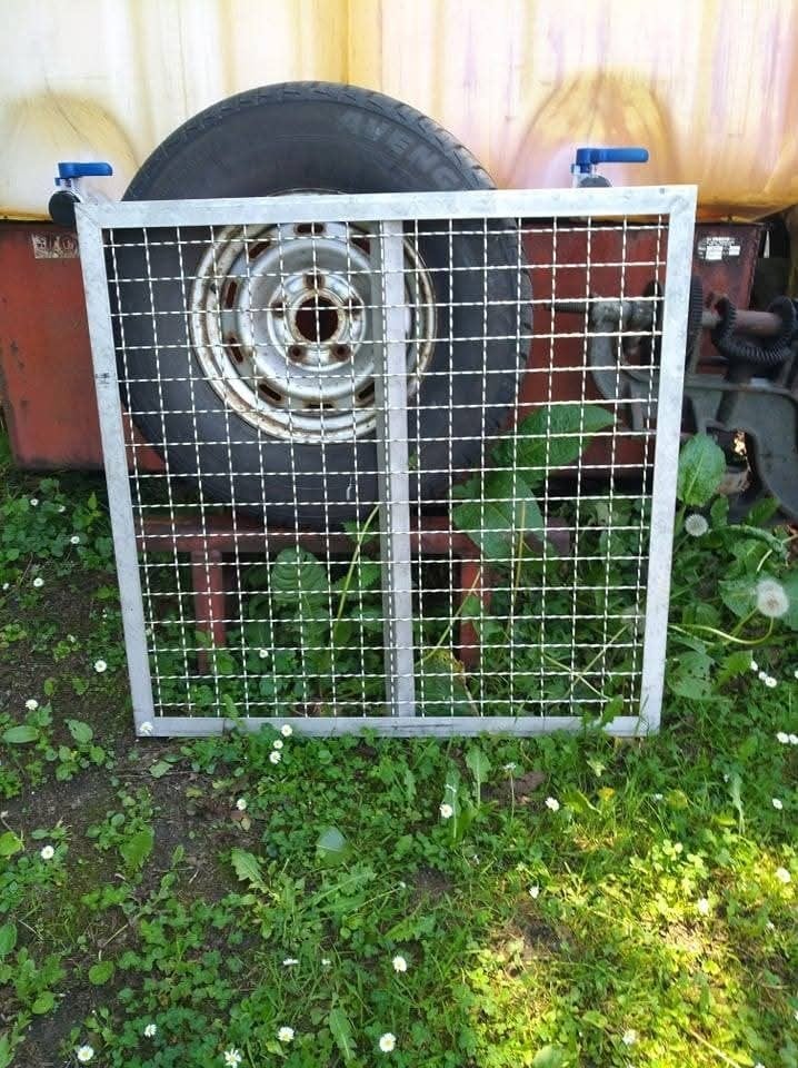 grille en inox H97 cm larg 100cm plusieurs disponibles, Enlèvement
