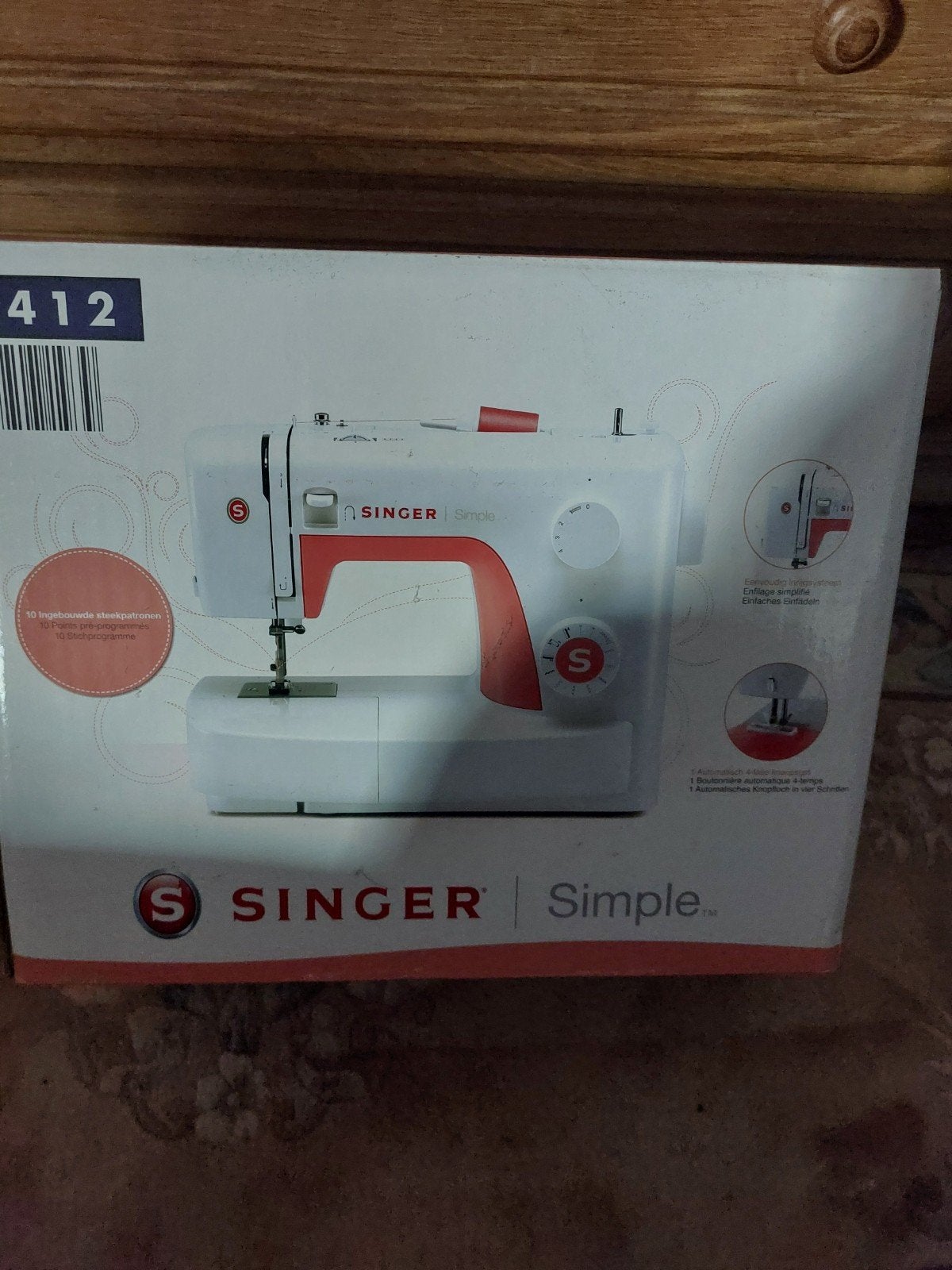 Machine à coudre Singer 3210 avec accessoires - comme neuve, Enlèvement ou Envoi, Comme neuf, Machine à coudre, Singer