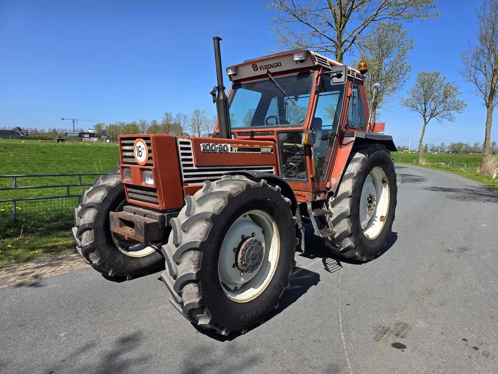 Tracteur agricole Fiat 100-90DT à traction intégrale 1988, Utilisé, Fiat