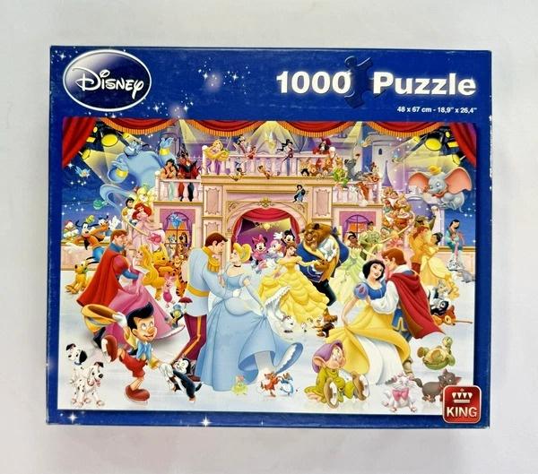 King Disney Holiday on Ice 1000 st. Puzzel dansen op ijs, Verzenden, 500 t/m 1500 stukjes, Zo goed als nieuw, Legpuzzel