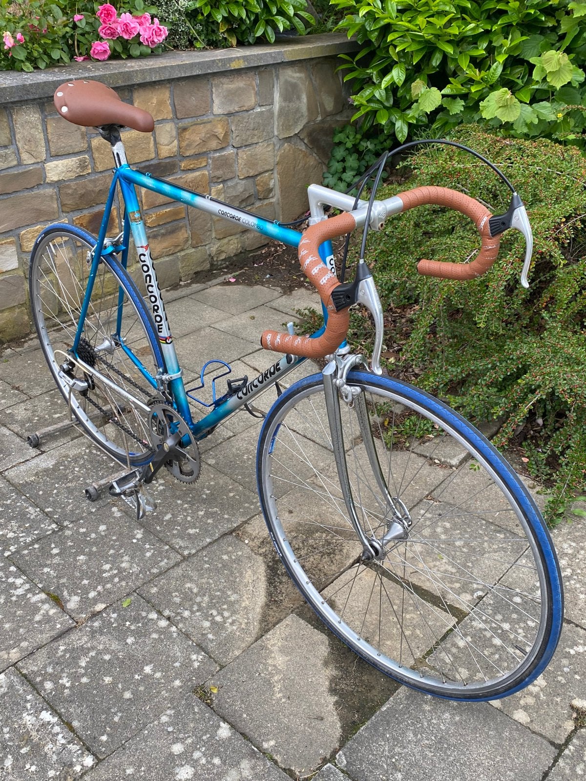 Retro stalen koersfiets, Enlèvement, Comme neuf