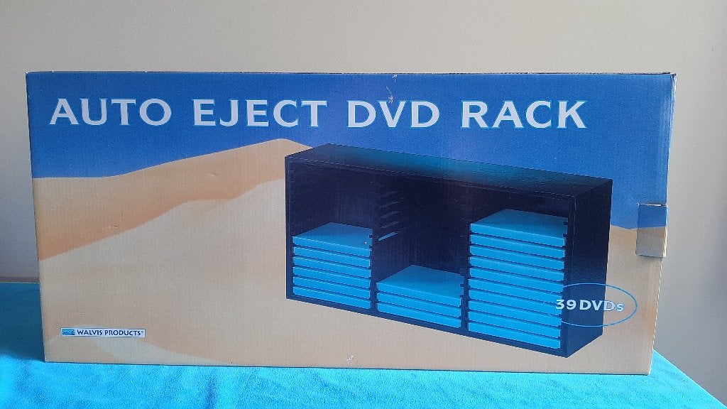 Rangement DVD Auto Eject (39 DVD) – Comme neuf avec boîte, Bricolage & Construction, Enlèvement, Comme neuf, Boîte