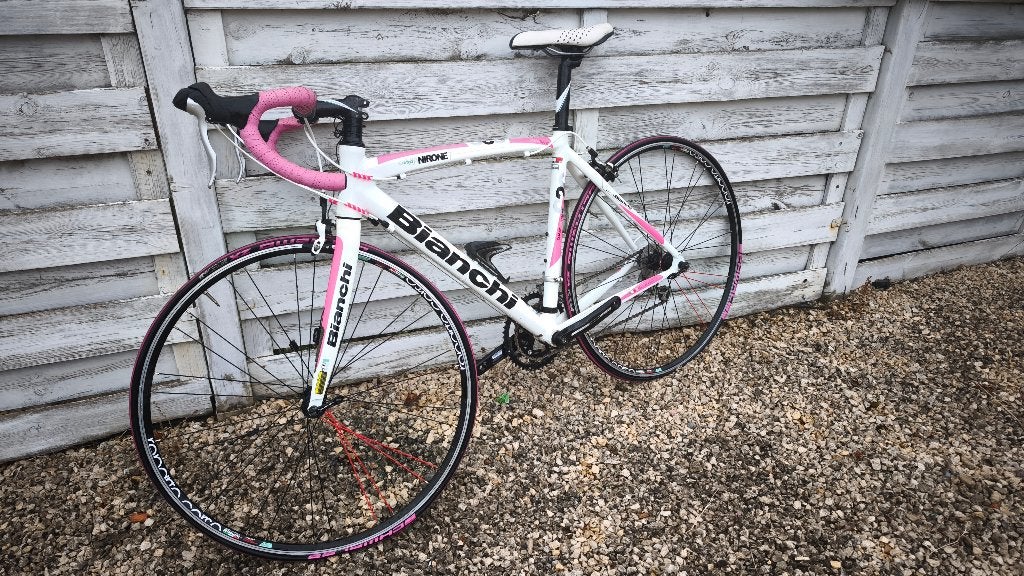 Bianchi dama nirone 7 maat 43, Fietsen en Brommers, Ophalen, Zo goed als nieuw, Dames