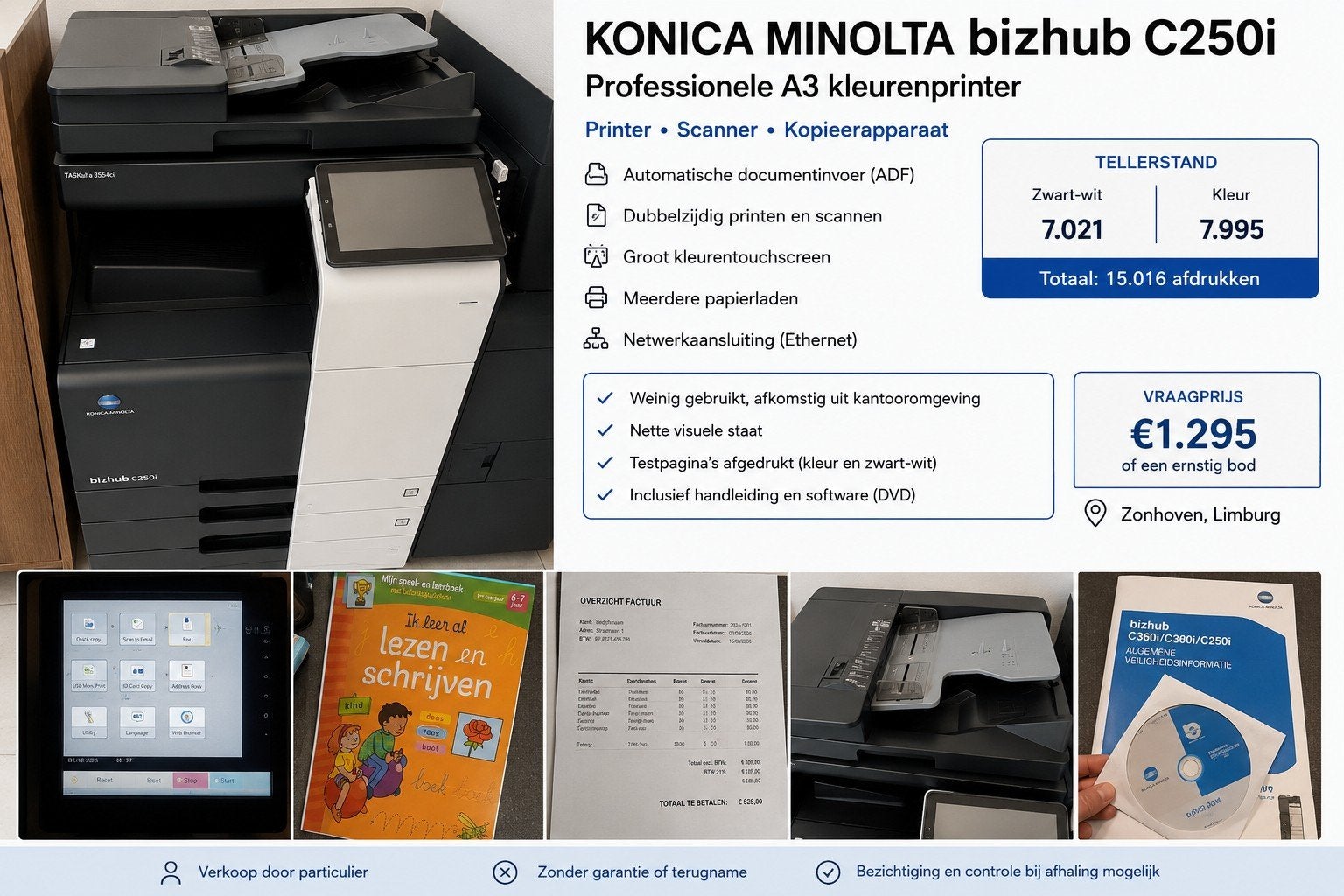 Konica Minolta bizhub C250i • A3 + A4 kleurenprinter, Gebruikt, Printer, Konica Minolta, Scannen