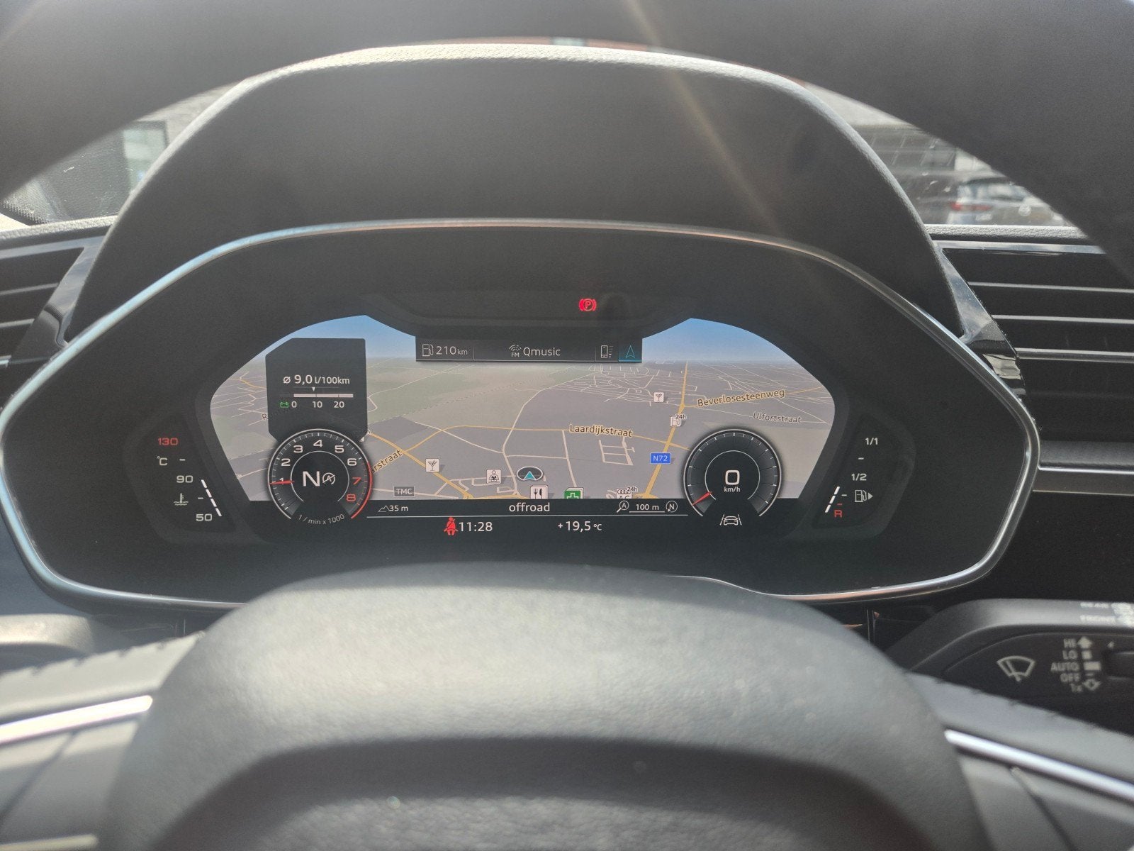 audi q3 | S-Line | 2019 | 80000km, Auto's, Dealer onderhouden, 1498 cc, Zwart, Leder