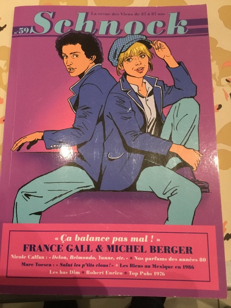 Revue schnock 59 France gall et Michel Berger, Enlèvement ou Envoi, Comme neuf
