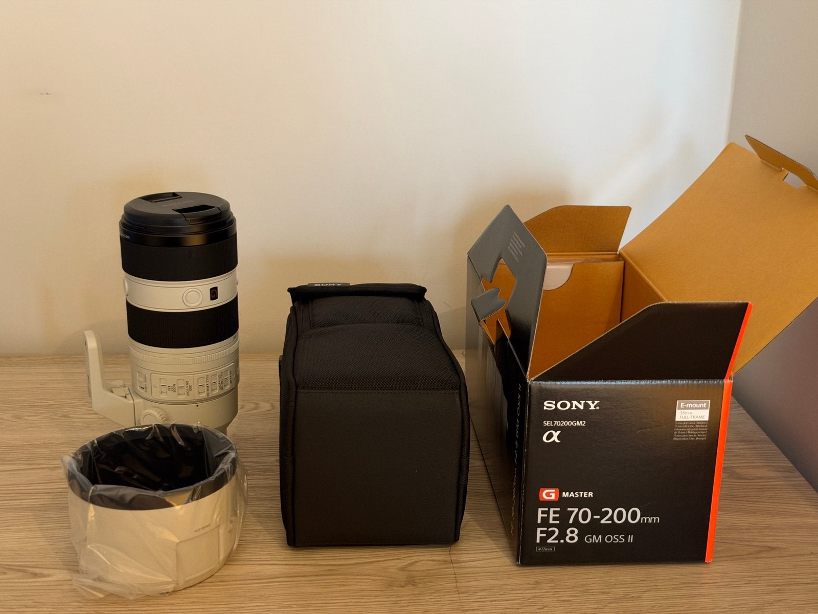 Sony FE 70-200 F/2.8 GM ii, Sony, Monture Sony E, Téléobjectif, Comme neuf