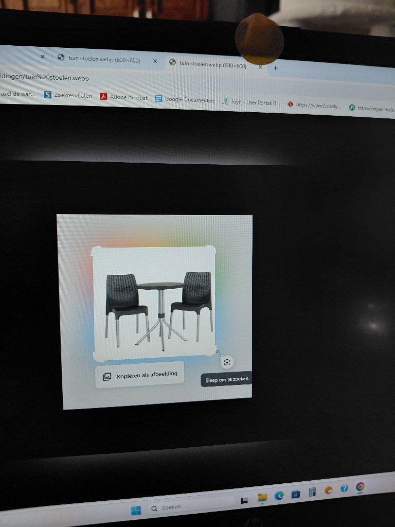 bistro keter tafel plus stoelen, Neuf, Salons de jardin, Synthétique, Enlèvement