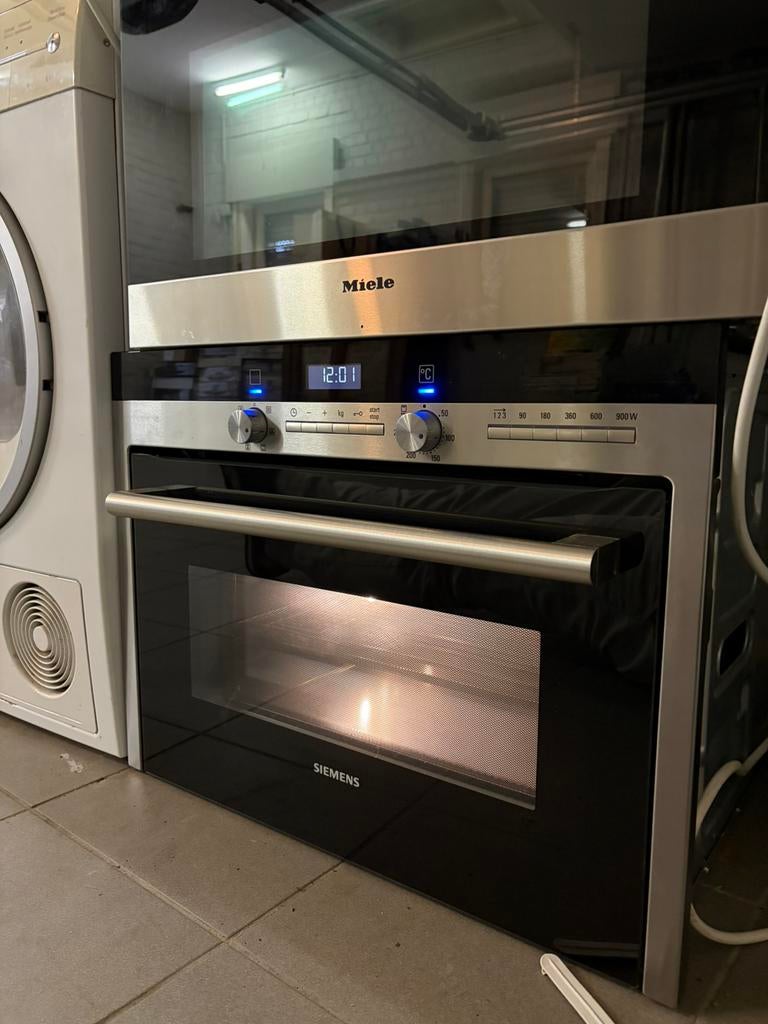 Siemens combi inbouw oven 45x60 | Levering mogelijk, Ophalen, Zo goed als nieuw, Oven, Inbouw