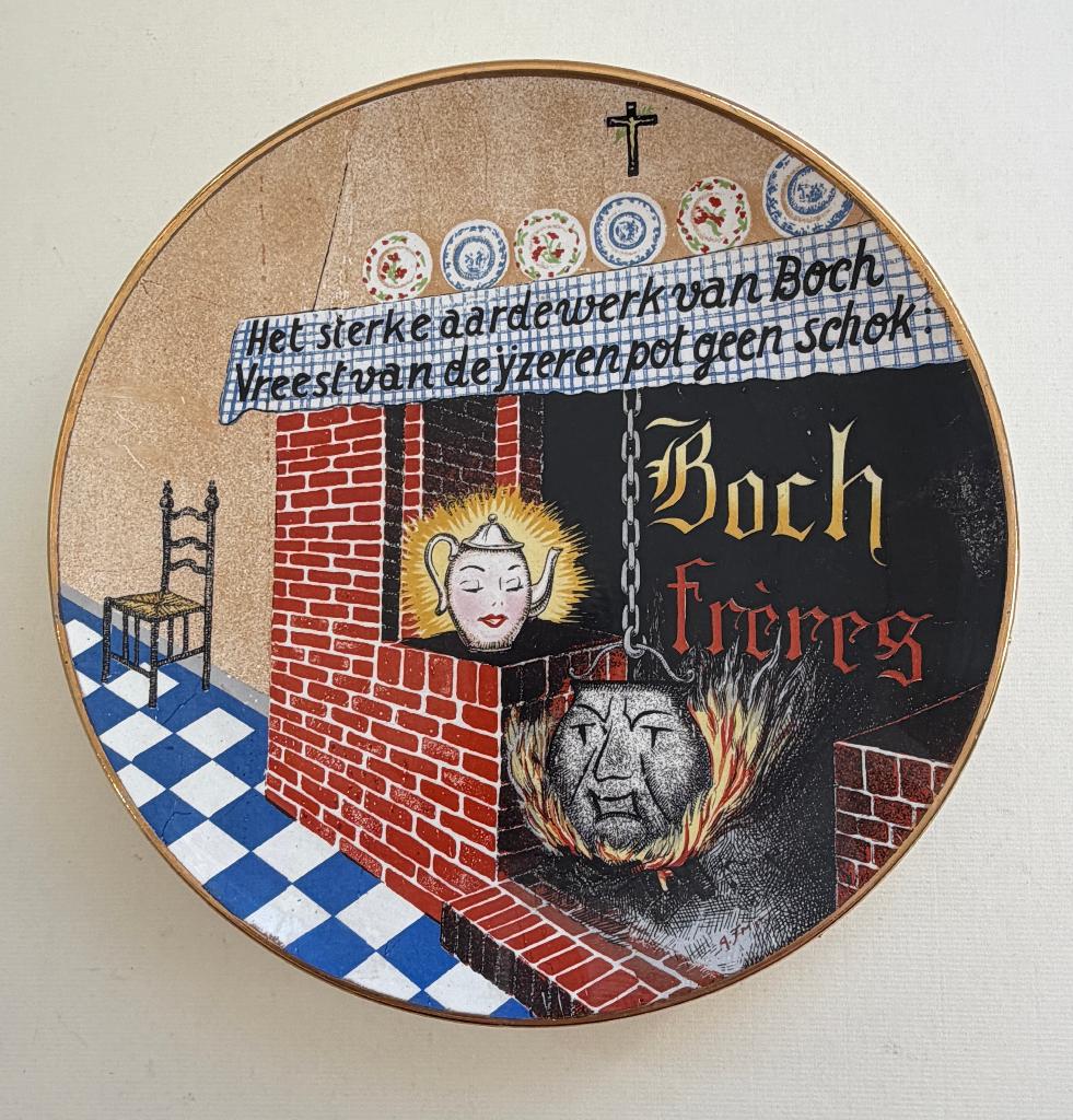 BOCH Frères La Louvière Keramis aardewerk - A. SMITS decor, Verzenden