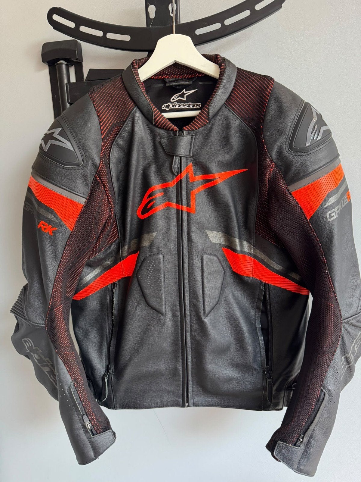 alpinestar leer jas maat 56, Motos, Enlèvement, Manteau | cuir