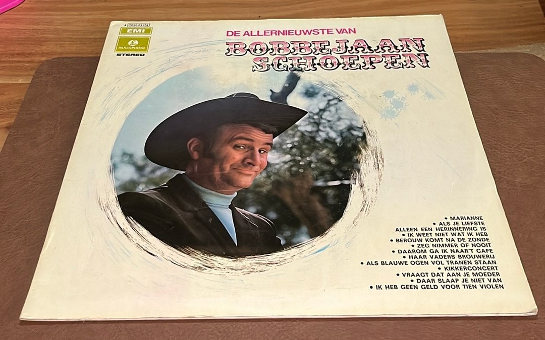 De Allernieuwste Van Bobbejaan Schoepen - GESIGNEERD - LP, Ophalen of Verzenden, Gebruikt