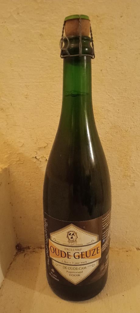 Oude Geuze De Cam 2016, Verzamelen, Ophalen of Verzenden, Nieuw, Flesje(s), Overige merken