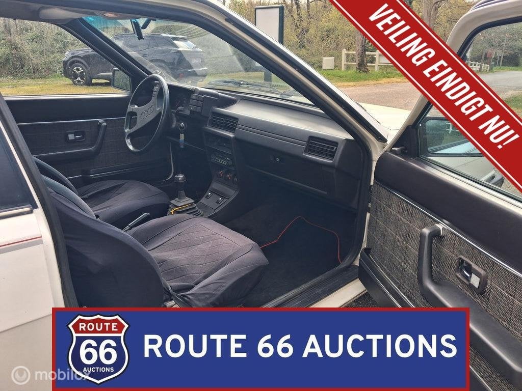 Audi Coupé GT | 1984 | Route 66 Auctions, Auto's, Oldtimers, Zwart, Bedrijf, Handgeschakeld, Audi
