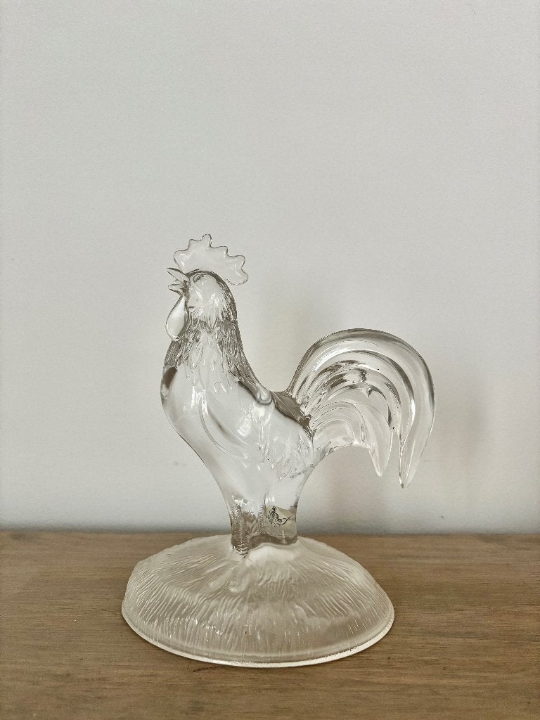 haan kristal, figuur beeld kip Cristal d'Arques Paris, Ophalen of Verzenden