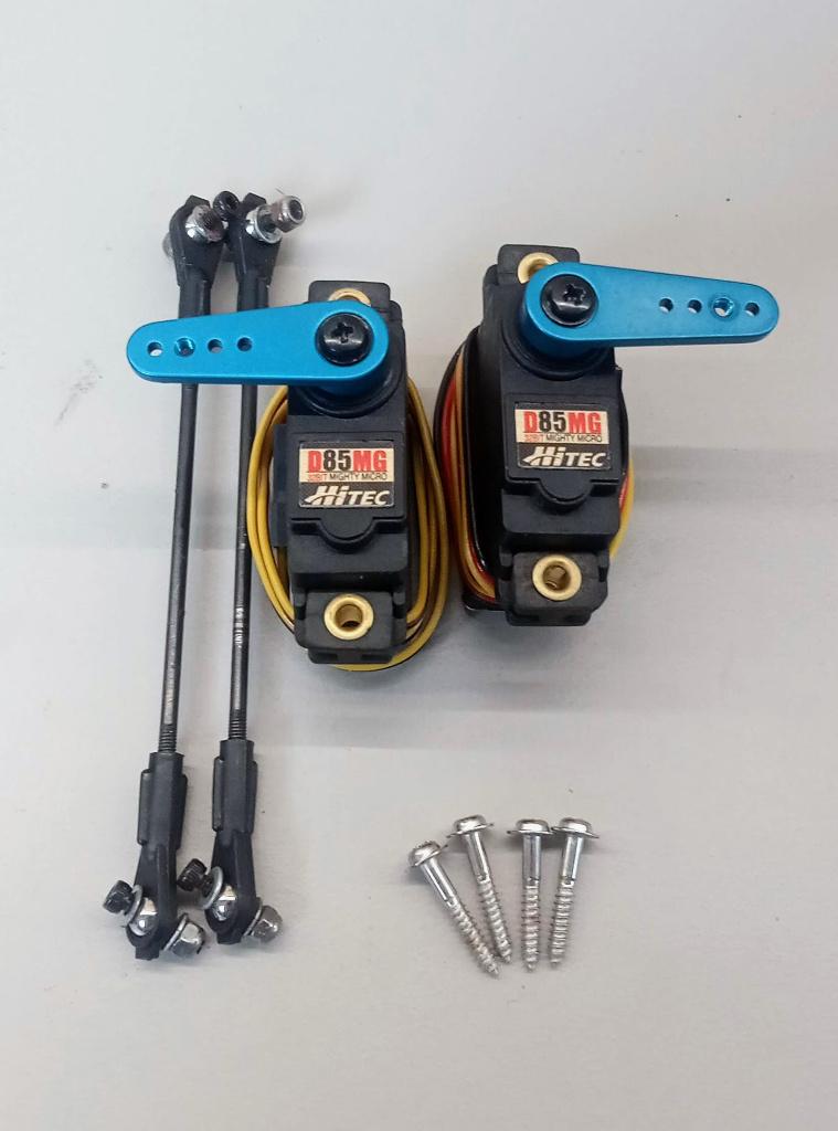 Hitec D85MG 24g Metal Gear 24T Micro Servo (2x), Hobby en Vrije tijd, Modelbouw | Radiografisch | Vliegtuigen, Ophalen of Verzenden