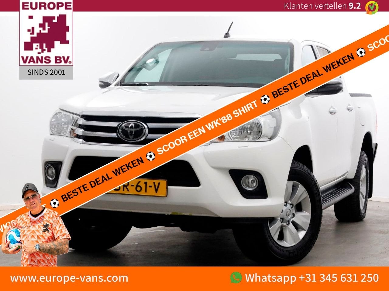 Toyota HiLux 2.4 D-4D-F 150pk E6 4WD 4x4 Double Cab Automaat, Autos, Achat, Entreprise, Carnet d'entretien, Diesel