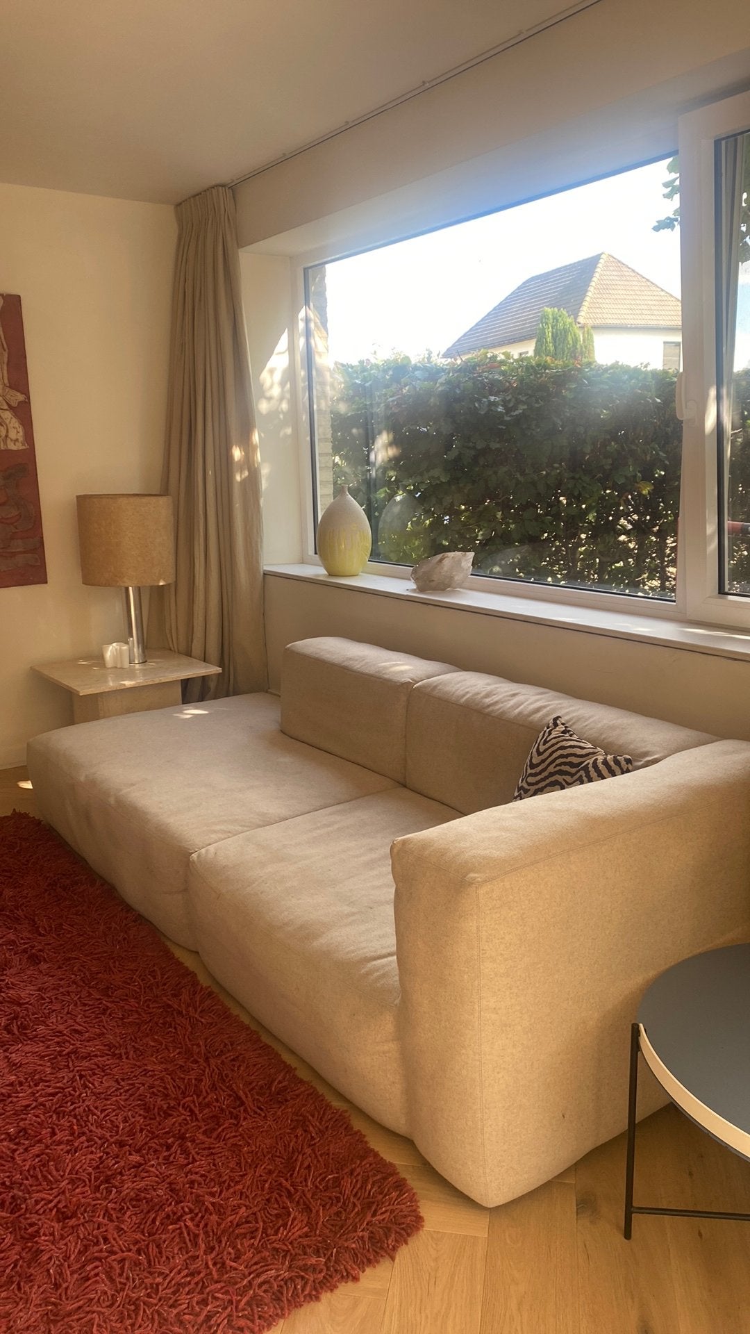 Hay mags zetel, Huis en Inrichting, Ophalen, Stof