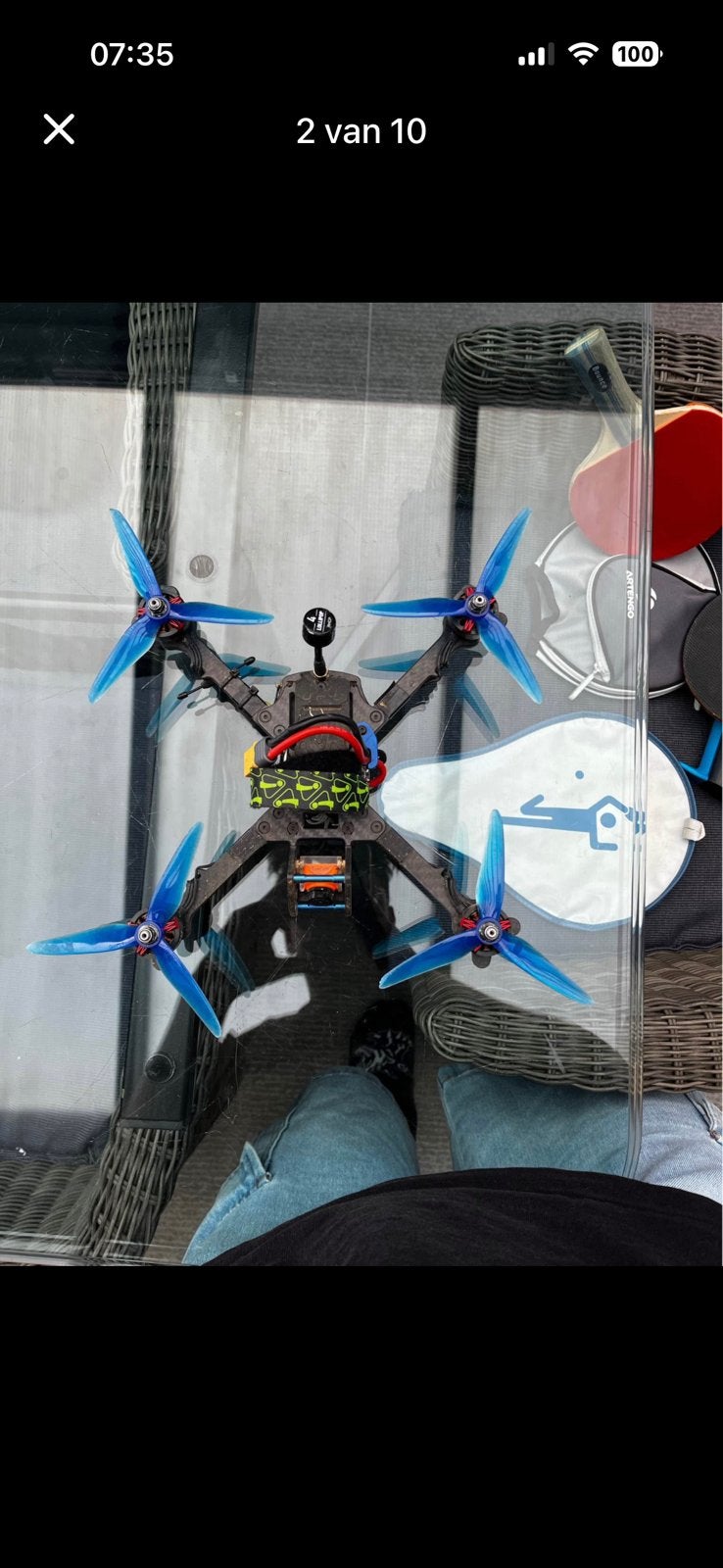 Drone fpv, Ophalen, Zo goed als nieuw