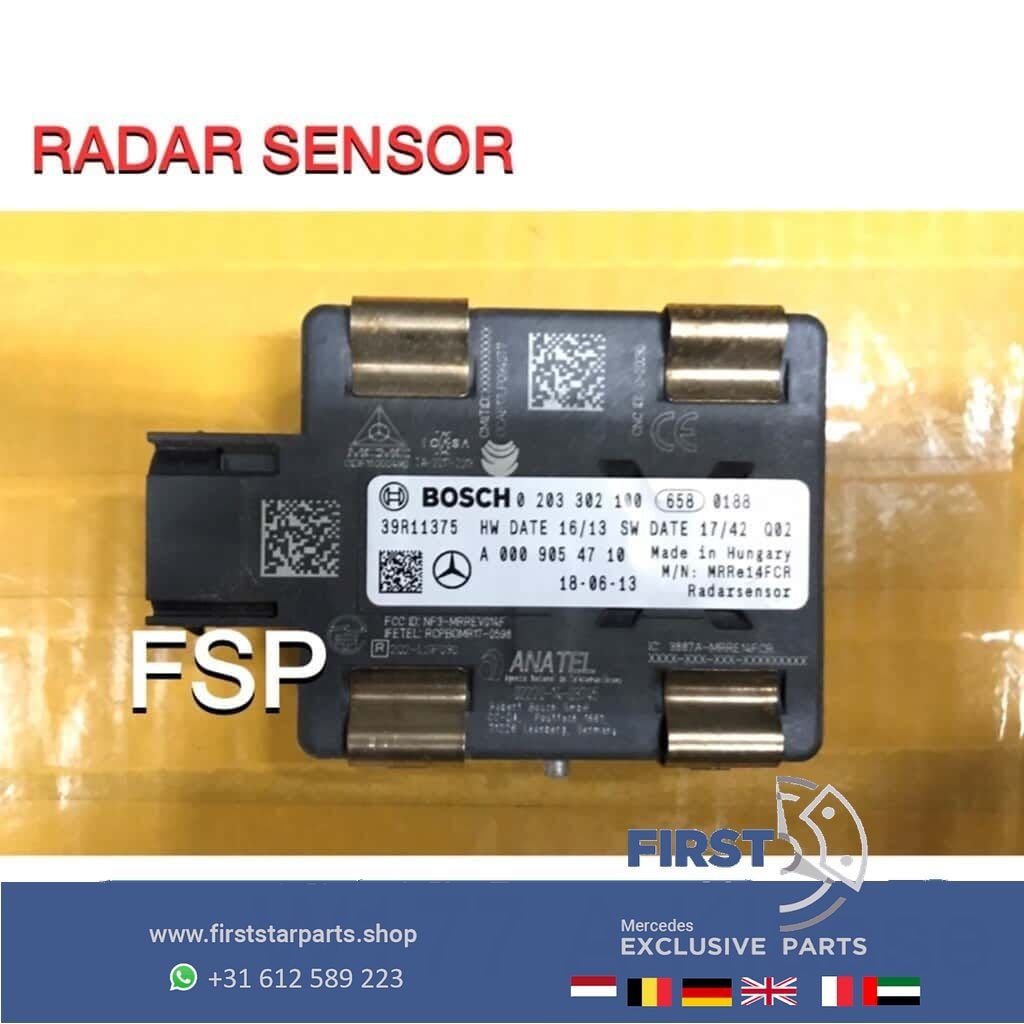 W177 afstand radar sensor A0009054710 Mercedes A Klasse 2018, Utilisé, -, -, Enlèvement ou Envoi