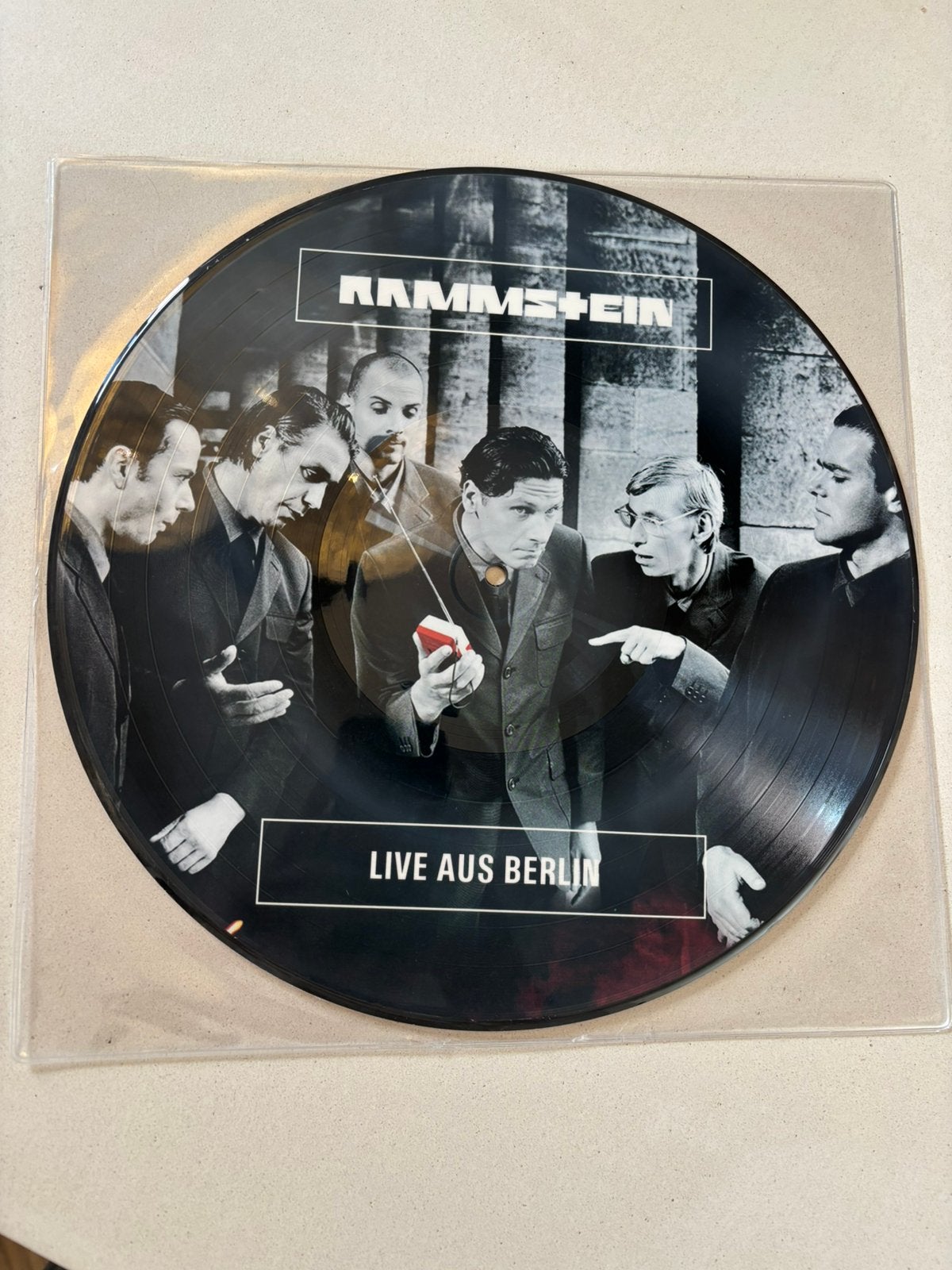 Lp 1999 rammstein - live aus berlin super zeldzaam vinyl nm, Ophalen of Verzenden, Zo goed als nieuw, LP