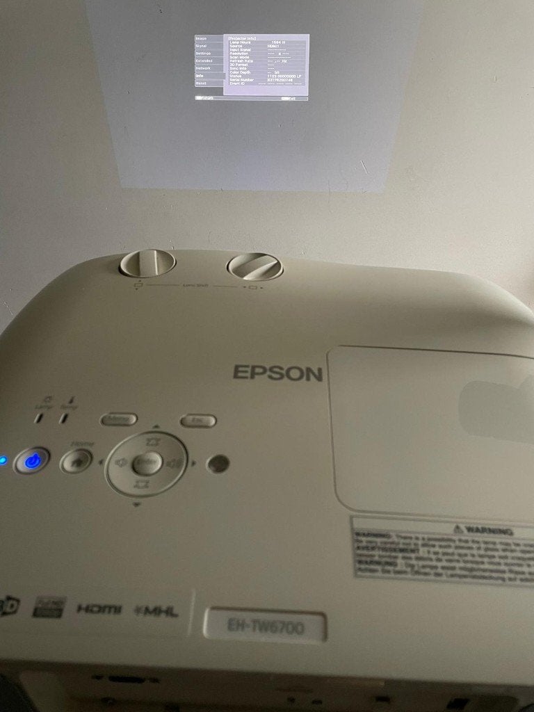 EPSON EH-TW6700 Full HD Beamer - 1595h - WK koopje, Ophalen, Gebruikt, Epson, LCD