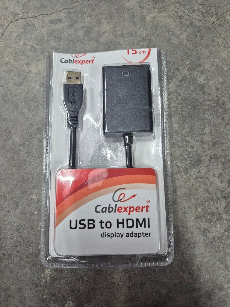 Cablexpert USB 3.0 naar HDMI adapter (Full HD 1080p), Ophalen of Verzenden, Nieuw