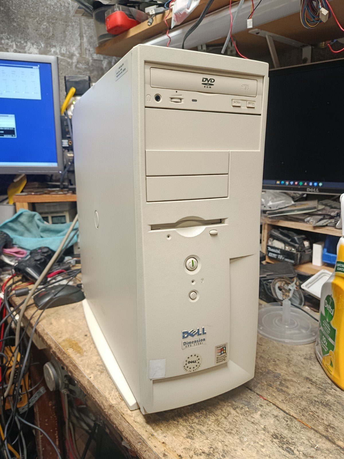 dell dimension XPS pentium 3 PC met windows 98, Informatique & Logiciels, Enlèvement